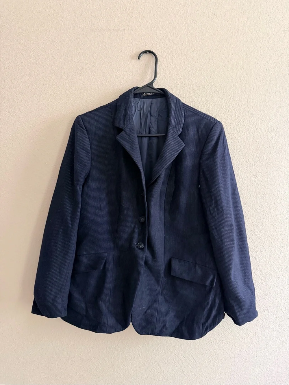 Vintage Tri-umph! Wool Three Button Blazer